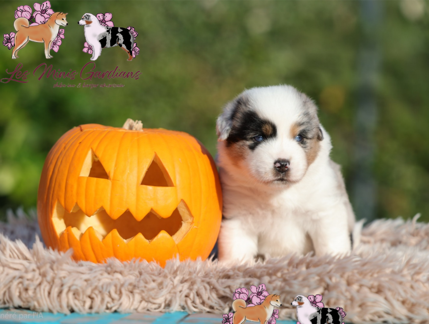 des Gardians des Fiolles - Berger Américain Miniature  - Portée née le 04/10/2025